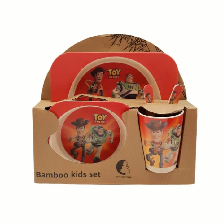 ظرف غذای 5 تکه کودک بامبو کیدز طرح داستان اسباب بازی